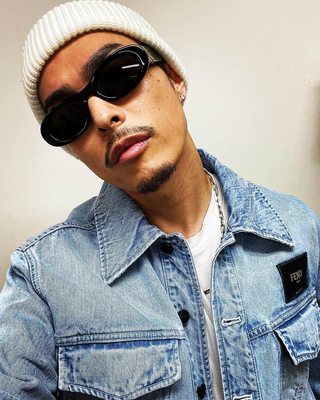 RILY ボア襟付きデニムジャケット　今市隆二 RILY ボア襟付きデニムジャケット 今市隆二 RILY ボア襟付き