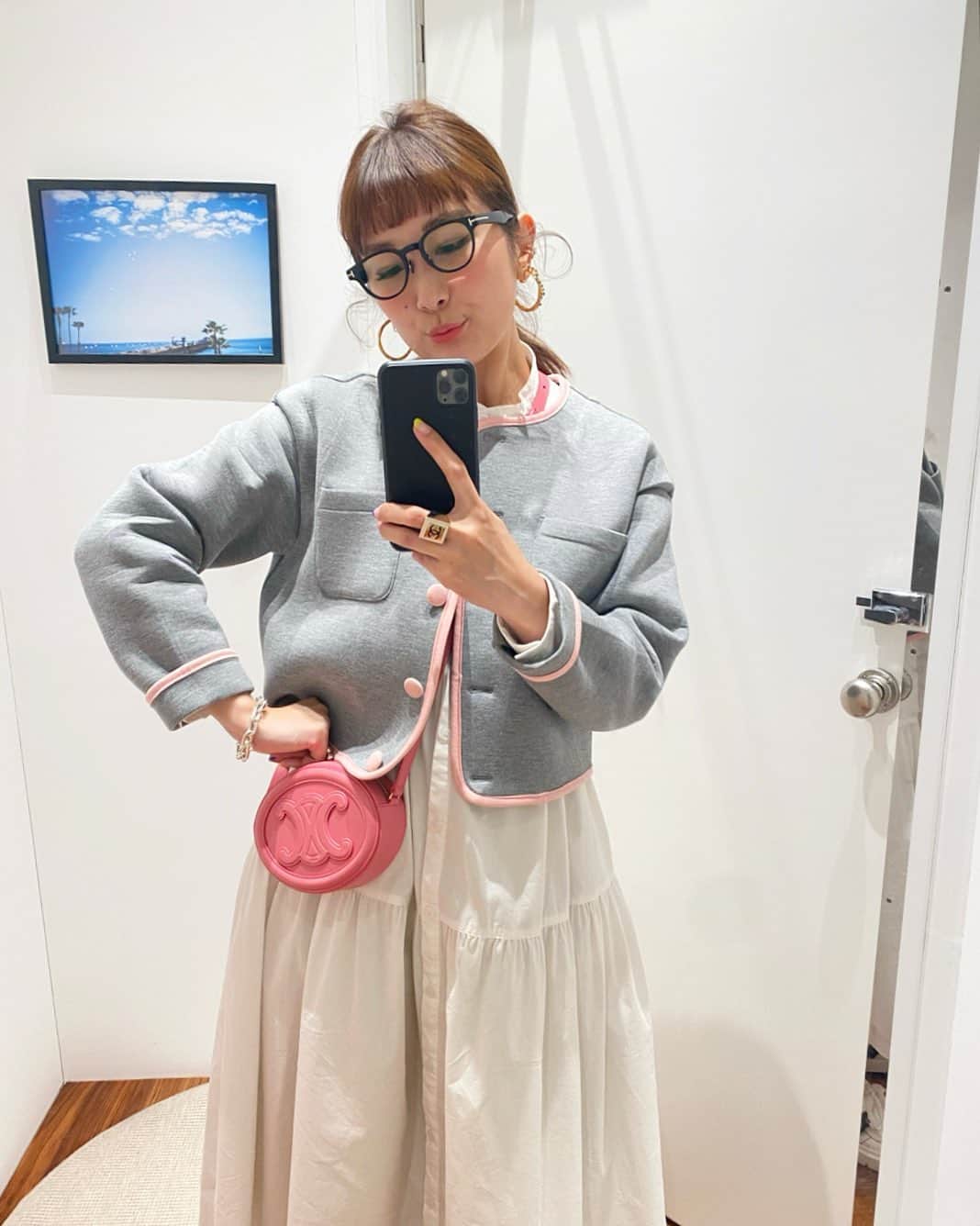 Mai Wakimizuのインスタグラム：「今日は神戸でshopping♡ #wakkinstyle#linkable」
