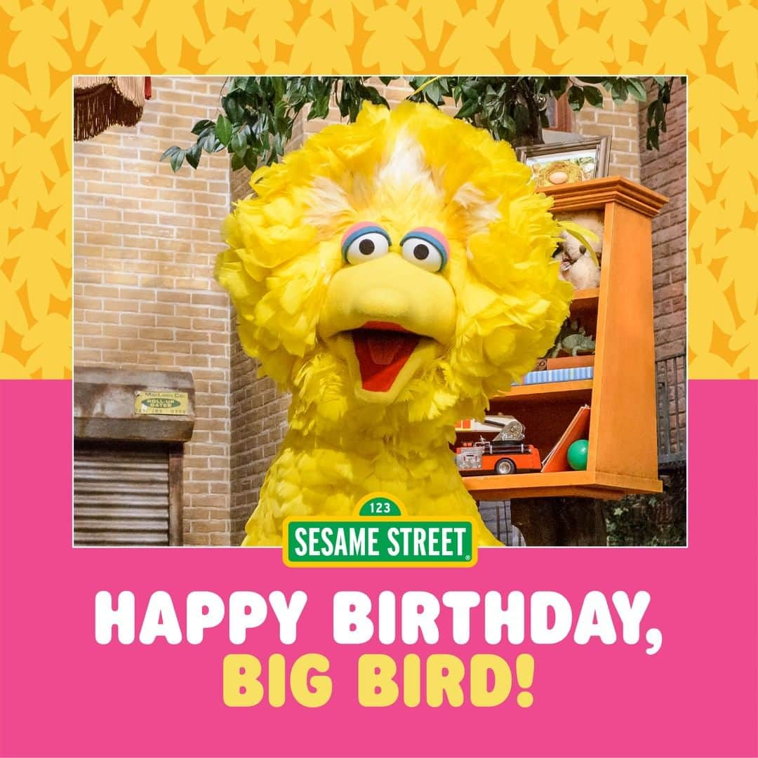 セサミストリートさんのインスタグラム写真 - (セサミストリートInstagram)「Happy Birthday to the best-feathered friend we know. Thank you Big Bird for always bringing your positive outlook to Sesame Street.」3月20日 23時00分 - sesamestreet