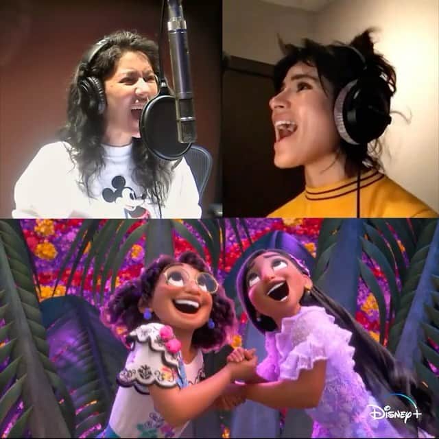 ダイアン・ゲレロのインスタグラム：「🎵I'm so sick of pretty, I want something true, don't you?🎵 Stream the #Encanto Sing-Along now on @DisneyPlus. Let's go!」