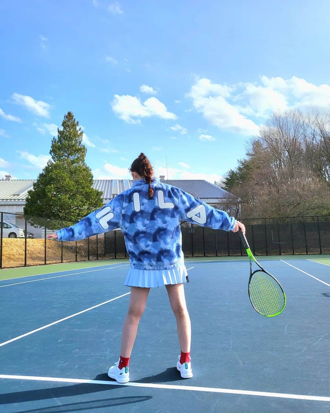 足立梨花さんのインスタグラム写真 - (足立梨花Instagram)「🎾 福島です ソフトテニスです テニスパーク棚倉です  #ソフトテニス #テニスパーク棚倉 #FILA」3月21日 16時18分 - adacchee