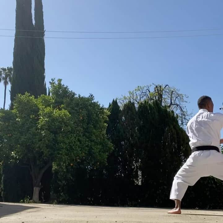 ルーペ・フィアスコのインスタグラム：「Back on the grind…  #Karate 🥋🌪」