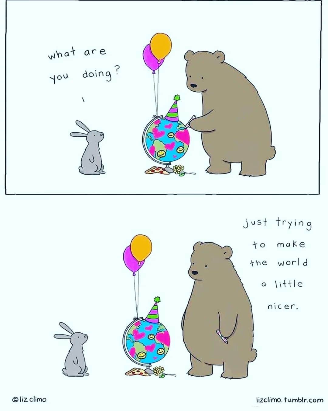 Bearsのインスタグラム：「We need definitely more of this!! 🌍🕊 💞  Lets spread as many ❤️'s as we can!!  📸: @lizclimo  #bear #bears #bearcub #cub #animal #animals #saveourbears #bearlove #savetheanimals #love #cute #sweet #adorable #nature #photo #wildlife #photography #wildlifephotography #lovely #animallove #belovedbears #bunny #rabbit #peace」