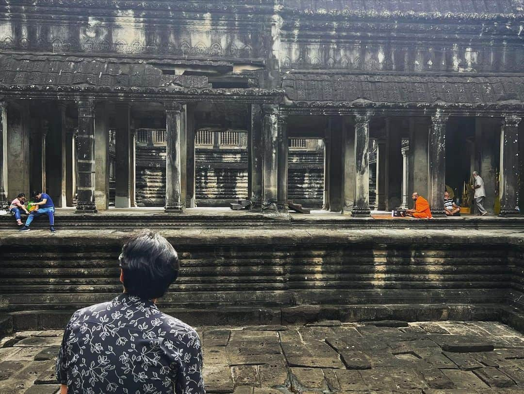 斎藤陽介のインスタグラム：「Back in Ancient century #angkortemples #angkorwat #angkorwattrip #cambodia #cambodiatravel #travel #travelphotography #travelgram」