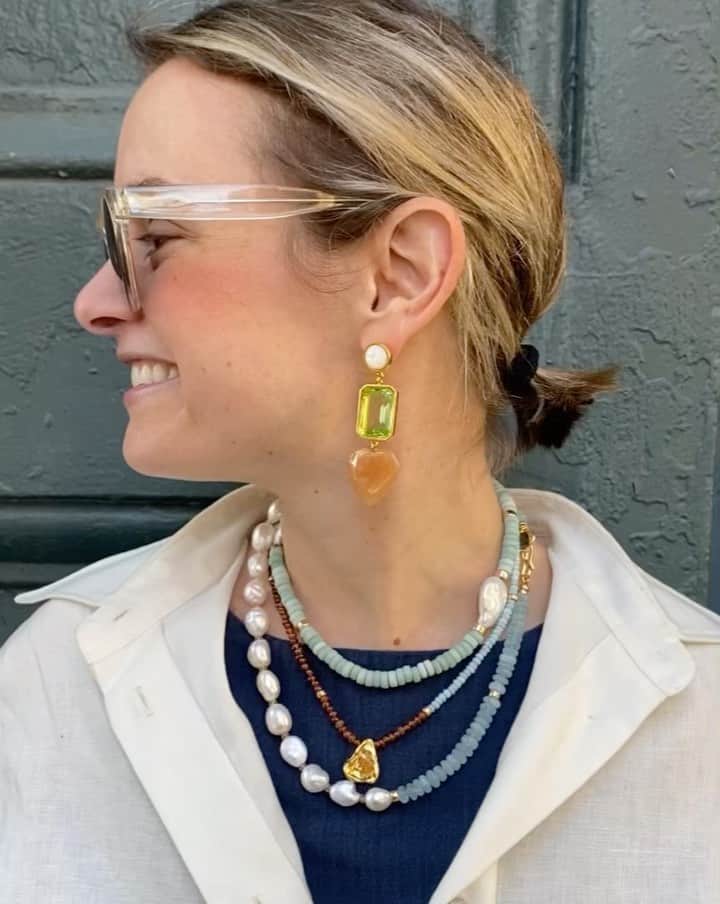 リジー フォルトゥナートのインスタグラム：「The best part about SS22’s newest arrivals❔Pairing them for a look that’s completely you has never been easier 🙌 #lizziefortunato」
