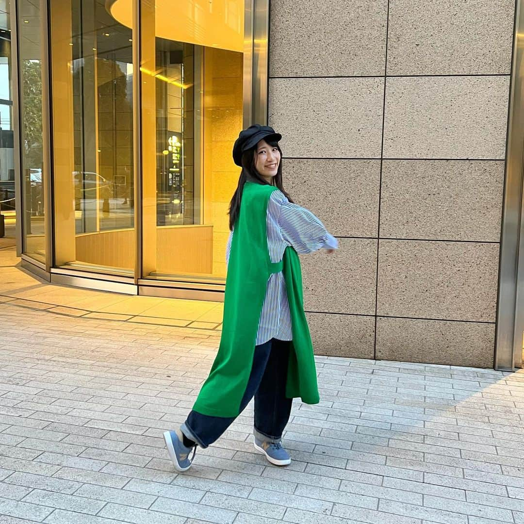 加藤一華さんのインスタグラム写真 - (加藤一華Instagram)「. あったかくなってくると 洋服選びがたのしい🤧🌸 重ね着にハマってます🌿  #春服コーデ  #春コーデ  #ootd #低身長コーデ #しまパト #重ね着コーデ」3月21日 23時05分 - ichika_kato