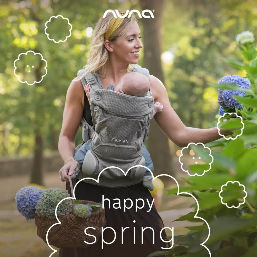 nunaのインスタグラム：「🌷Hello Spring!🌷  Spring has sprung and we are so excited to start spending some more time outside in the beautiful weather and seeing all the flowers bloom! ☀️🌼 And we are all about those long strolls with friends these days. How about you? Tag your "stroller-buddy" in the comments! 👇  #Nuna #Spring #SpringIsHere #BabyGear #NunaBaby #NewSeason #spring2022 #welcomespring」