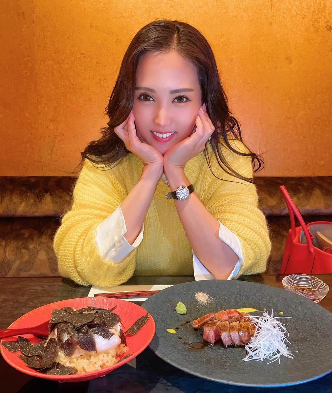 RIONAのインスタグラム：「.  初めて行った『宗春』✨  美味しかった〜🥰  行ったことないとこたくさん行ってみたい♪  #名古屋#名古屋グルメ#宗春#和食 #日本料理#グルメ #fashion#make#春コーデ」