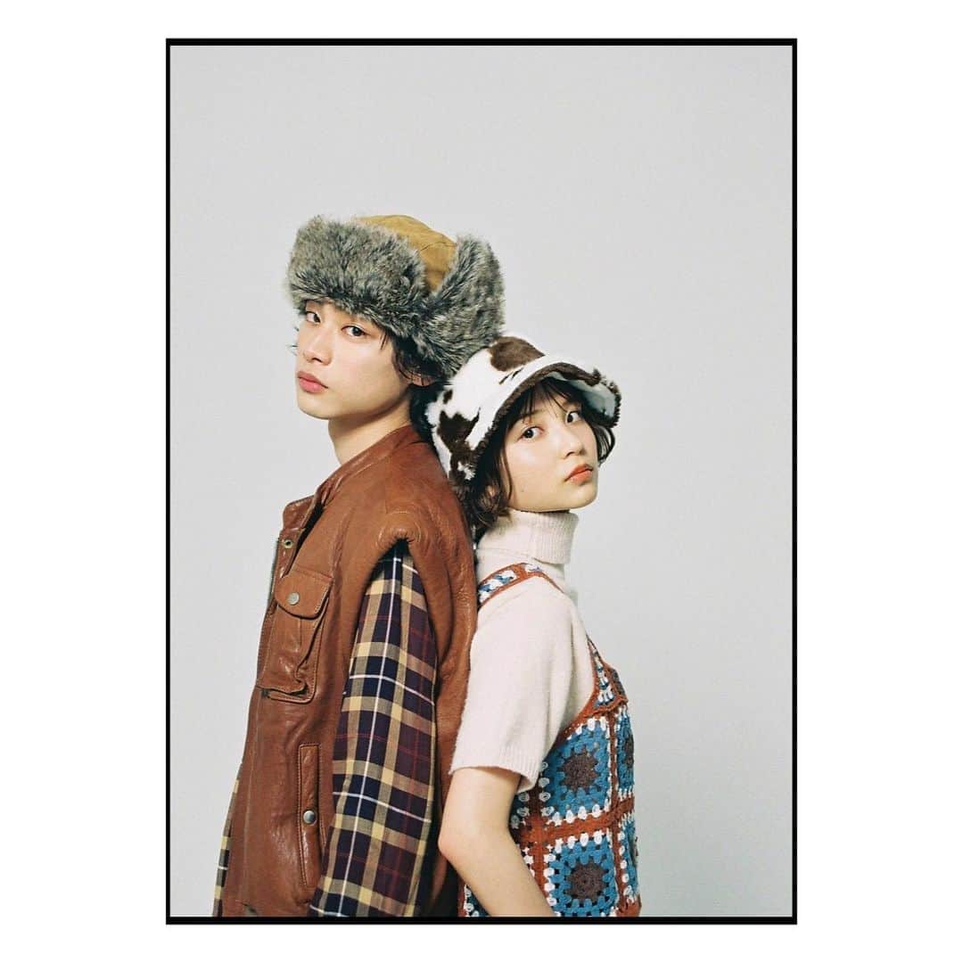 桃果のインスタグラム：「🐎🐄📷  model @hiraiamonmon  photo @rinakokitahatake  h&m @guchiii.hm  stylist @hizuki__am2.00」