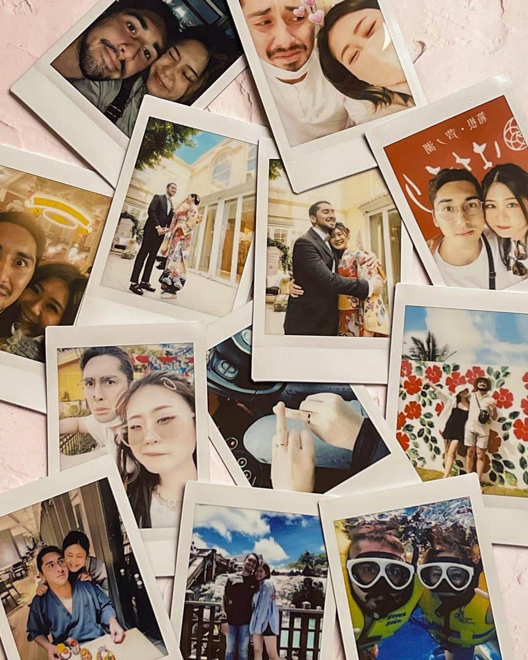 YOKOのインスタグラム：「Just Married 💍 2022.2.22   1ヶ月前になりますが顔も濃ければキャラも濃い彼と入籍しました🤘🏼  いろいろ書こうと思ったけど恥ずかしいのでやめときます笑(気が変わったら書こかな😘)  これからも末永くよろしくお願いします🤍  #justmarried」