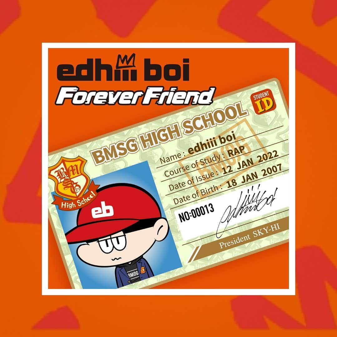 edhiii boiさんのインスタグラム写真 - (edhiii boiInstagram)「edhiii boi 3rd Digital Single「Forever Friend」  ▼Download & Streaming https://bmsgv.lnk.to/ForeverFriend  ▼Teaser Movie https://youtu.be/Jqp9jhKKuAs  #edhiiiboi #ForeverFriend #BMSG」3月22日 23時59分 - edhiiiboi_is_here