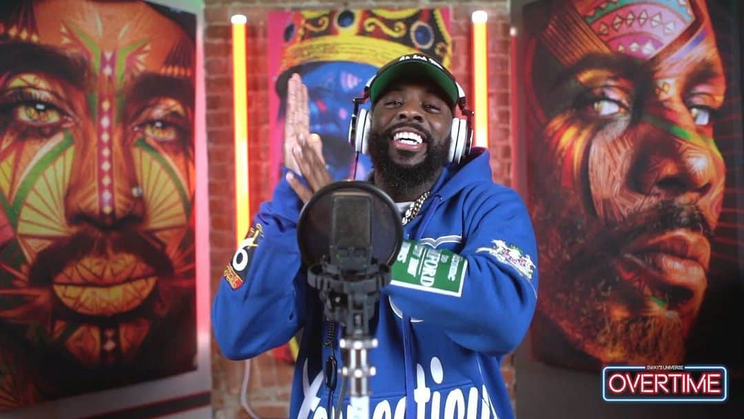 エルアールジーのインスタグラム：「LRG is proud to partner with @swaysuniverse to present the Overtime Freestyle Series. Available on YouTube and Roku.   Episode 7 features @livinanoyd  📶🔥🎤 beat by @stan_da_man_bkny  .」