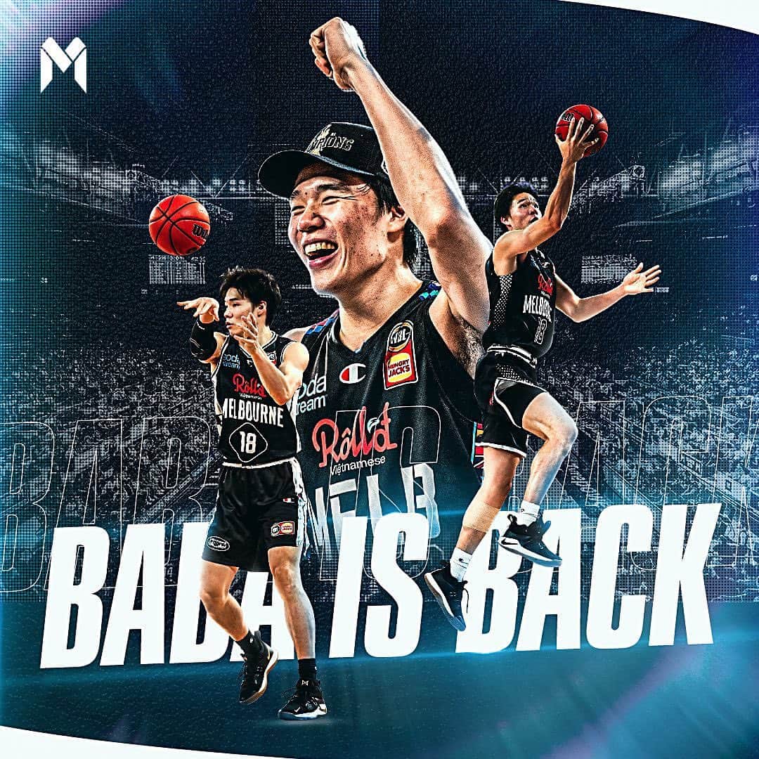 馬場雄大のインスタグラム：「I'm back!! I'm so excited and glad to be back there! Thank you so much for letting me join MU again  even though middle of the season. Let's get another championship!!  報告が遅くなり申し訳ありません。 今回シーズンの途中ではありますが、 NBLのメルボルン・ユナイテッドに戻る事になりました！ シーズン途中でありながら、チームに戻らせてくれたチームには本当に感謝です。 2連覇の為に全力で頑張ります！！  宜しくお願い致します。」