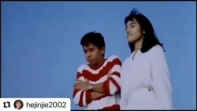 のインスタグラム：「This brings back so many memories! My first film in Hong Kong with Alan Tam. 懐かしいなぁ。 バタバタとした撮影だったけど、とても優しいスタッフとキャストの皆さんたご一緒でき、良い思い出です。  #alantam #hongkong #mylastlove #movie #映画 #香港 #アランタム」