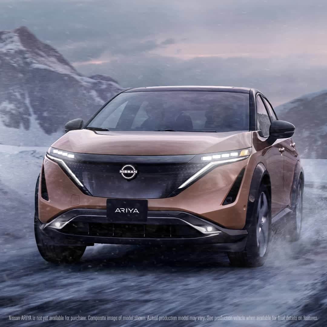 Nissan USA Official Instagram accountのインスタグラム：「The road conditions?  Perfect for e-4ORCE AWD. #NissanARIYA」