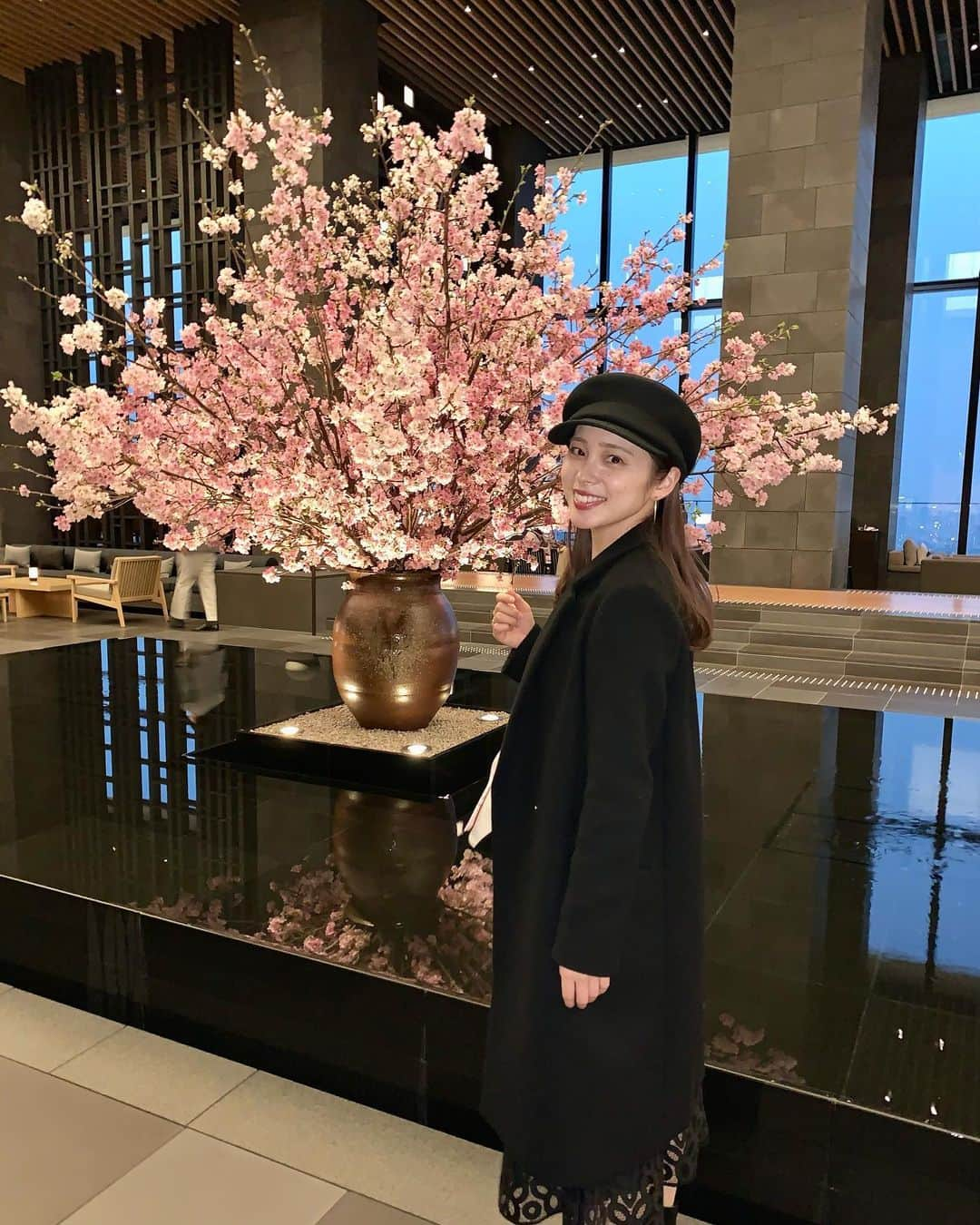 内田侑希のインスタグラム：「早く満開にならないかな〜🌸🌸🌸」