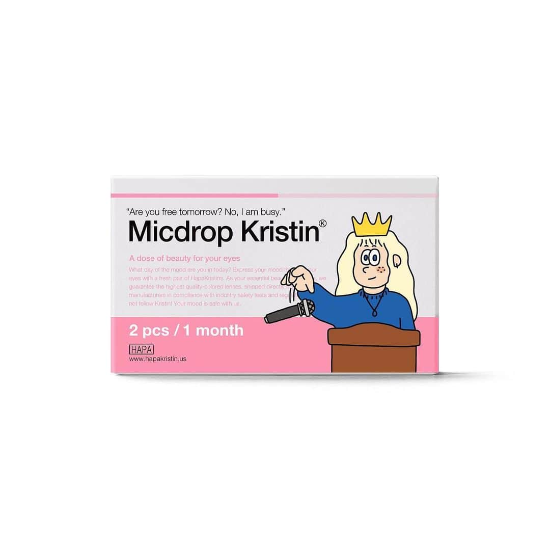 キム・エラン・クロエのインスタグラム：「The vivid gray in your eyes. Once Micdrop Kristin is worn, all eyes are on me. How you think 'bout that? 𝐌𝐢𝐜𝐝𝐫𝐨𝐩 𝐊𝐫𝐢𝐬𝐭𝐢𝐧 𝐆𝐫𝐚𝐲.  Shop now. Hapa Kristin US Site now available! FDA Approved for your safety, 2-3 days express shipping.」