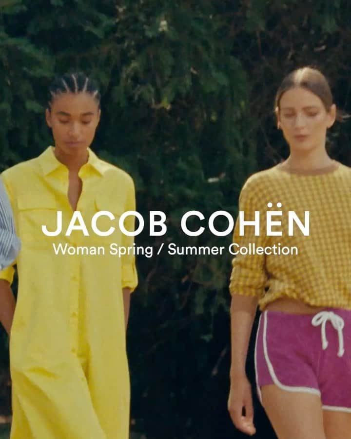 Jacob Cohenのインスタグラム：「New colours, new stories. Discover the new Jacob Cohën Spring/Summer 2022 Women's Collection.  #JacobCohën」