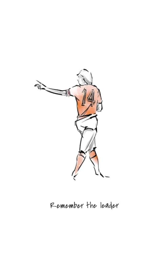 ヨハン・クライフのインスタグラム：「April 25th, 1947 - March 24th, 2016. ⠀ We will always remember him. ❤ ⠀ #CruyffLegacy」