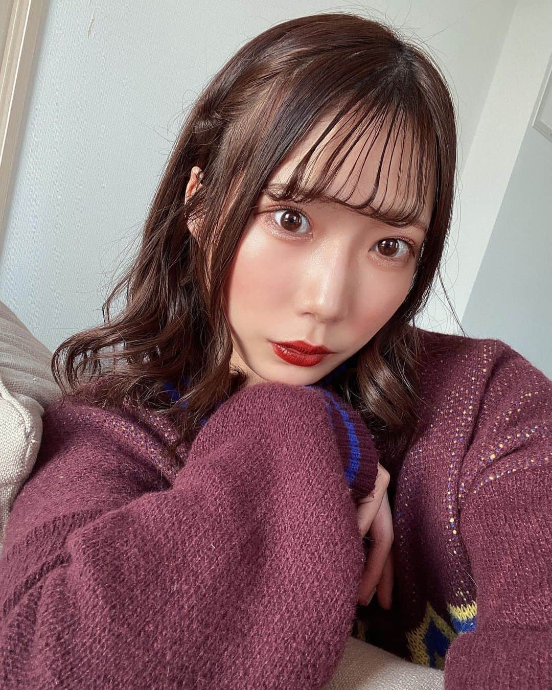 のインスタグラム：「珍しくヘアアレしたのとトプ画変えました！！本物だよ！！偽物と間違えないでね！！私があーてぃんです！！！(？)」