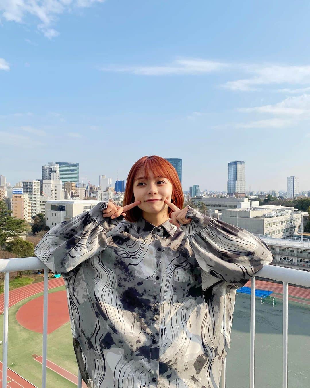 足立佳奈のインスタグラム：「いい天気やった⛳️」