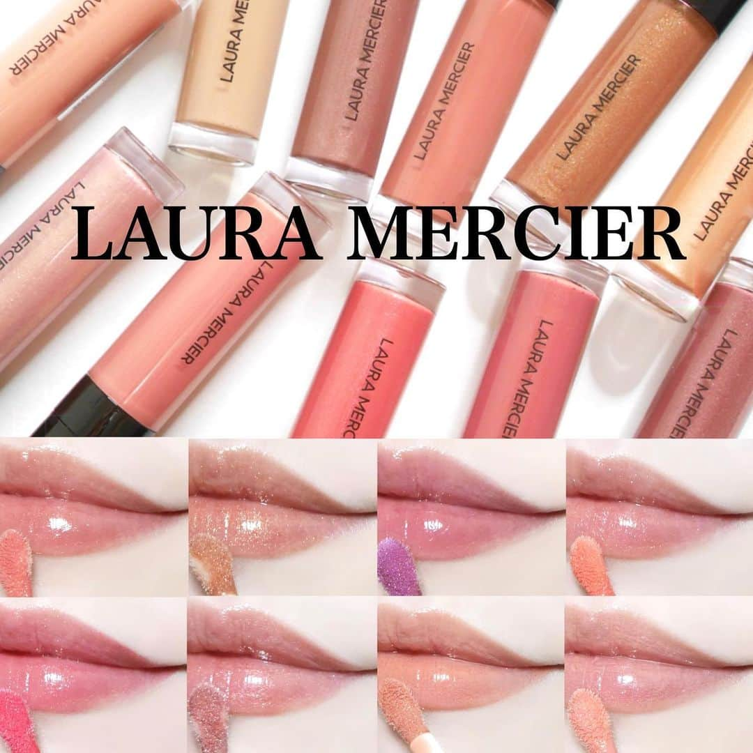 海老原りささんのインスタグラム写真 - (海老原りさInstagram)「💄LAURA MERCIERバームグロス💄 　 　 　 ローラメルシエから メイクしながら唇をケアする デイリップマスクが新発売されたよ〜🥰 　 ✔︎リップグラッセ ハイドレーティング バームグロス 全15色 ¥3,300(税込) 　 発色は全体的に淡くてナチュラル。 　 植物由来の美容成分を贅沢に配合していて メイクするリップというよりは リップケア＋αで色も付いてるよって感じかな😚 　 美容成分を軽い質感のオイルとブレンドしているから 厚塗り感やベタベタ感はなくて グロスなんだけどリップバームっぽさがあって リップマスク・リップベースとしても◎✨ 　 試していて気付いたんだけど ほんのりとスイーツのような甘い香りがついていて、 　 ローラメルシエのボディケアシリーズの甘い香りが 好きな方はきっとこちらも好きだと思うな〜😌💕 　 色付きのものだけスウォッチしたので参考にしてみてね💄♩ 　 　 　 2022年3月23日 発売 @lauramercier  #リップグラッセハイドレーティングバームグロス#ローラメルシエリップグラッセハイドレーティングバームグロス#リップバーム#リップベース#リップマスク#デイリップマスク#リップケア#唇ケア#リップグロス#デパコス#デパコスリップ#LAURAMERCIER」3月24日 21時58分 - ebichan_nn_n