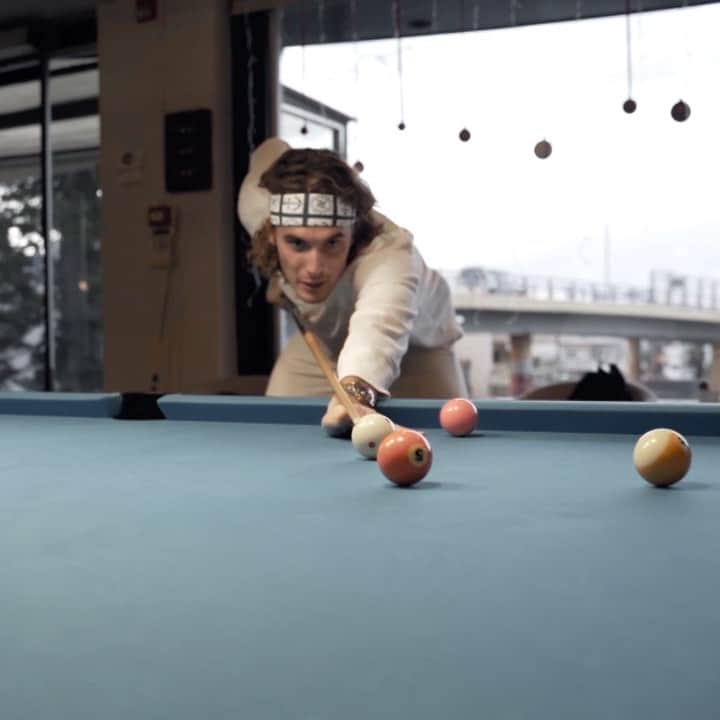 のインスタグラム：「From Crete to Hollywood ✈️  Go behind the edit with @stefanostsitsipas98, as he visits Tennis Channel to work on the latest episode of #DearFans. 🎬  Stream the full episode 👉 TennisChannel.com」