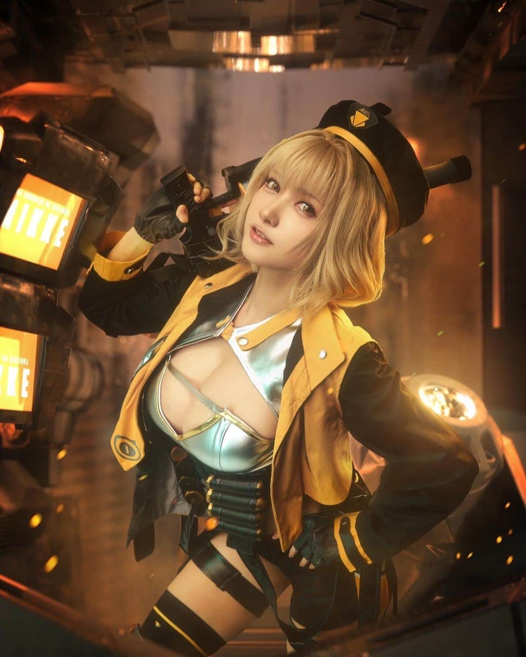 美萌 勝利の女神：NIKKE アニス Anis コスプレ 衣装 （桃月なしこさん 