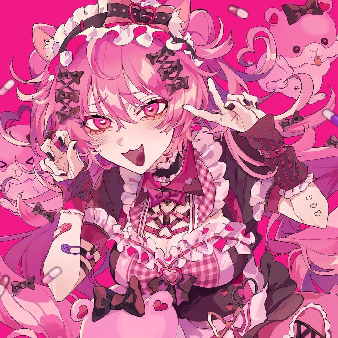 くろうめのインスタグラム：「🐹へっぽこばぶ太郎🍼×ヴィレッジヴァンガード×くろうめ  コラボグッズがでてます、よろしくお願い致します🐹  ■受注期間：3/25(金)17:00～4/3(日)23:59 まで！  詳細：https://www.village-v.co.jp/news/item/12752 購入：https://vvstore.jp/feature/detail/17765/   #へっぽこばぶ太郎  #ヴィレッジヴァンガード  #くろうめ  #ヴィレヴァン  #イラスト  #illustration  #グッズ  #artwork  #art」