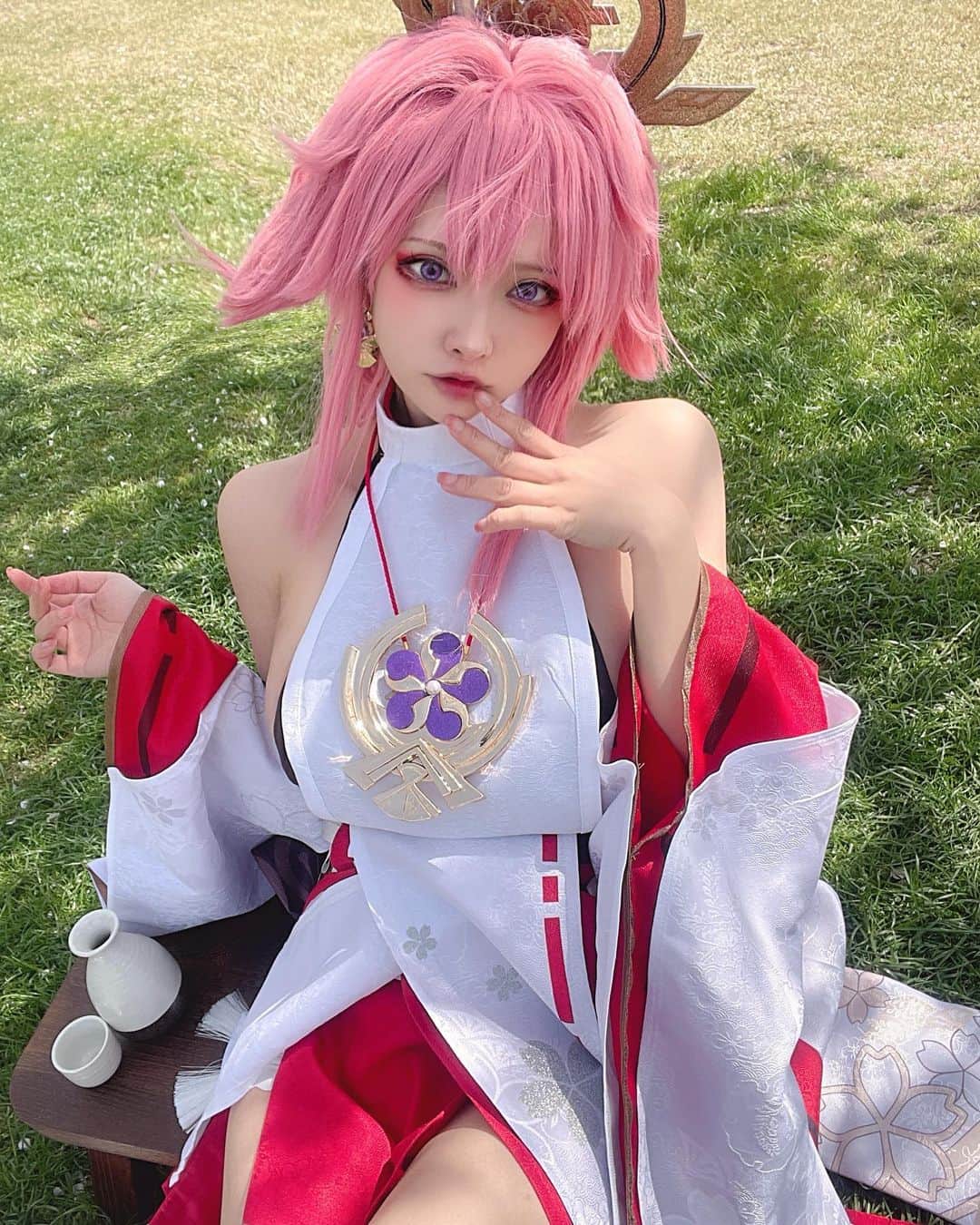 のインスタグラム：「#genshinimpact Yae miko」