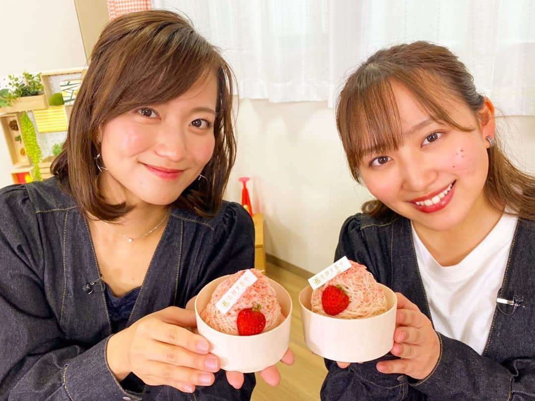 のインスタグラム：「私たち、デパ地下だーい好き❤  #ナンチャッテ #デパ地下 #あべのハルカス近鉄本店 #大丸梅田店 #広報#プレゼンバトル #大阪スイーツ#春スイーツ #肉#大阪グルメ#梅田グルメ#阿倍野グルメ #なないろリサーチ #3月26日放送  #おは土#おはよう朝日土曜日です#ABCテレビ #斎藤真美#ABCアナウンサー#堀くるみ」