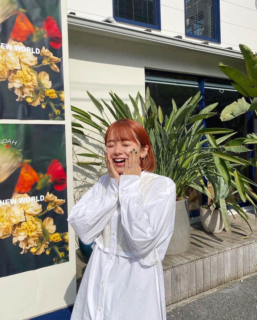 足立佳奈のインスタグラム：「珍しくシロ。 今日も美味しくて楽しかった。笑  #久々に #あだちふく」