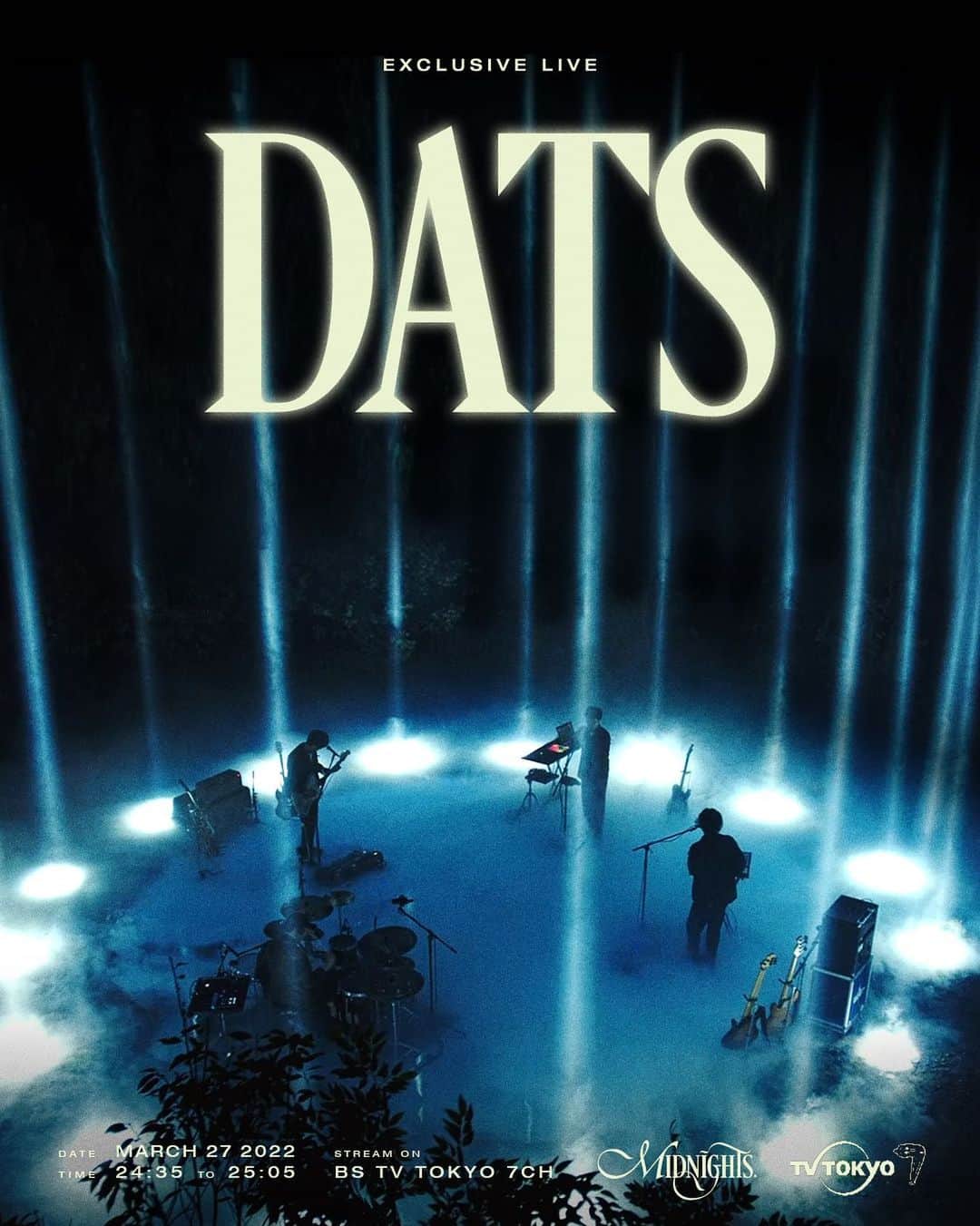 DATSのインスタグラム：「Midnights  3/26 テレビ東京 【特別編】26:10〜O.A. 3/27 BSテレ東 【DATS】24:35〜O.A.  @midnights_tx  @maxillajp」