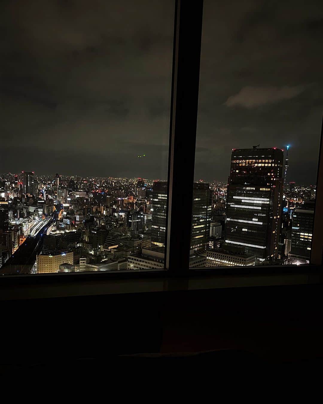 我妻ゆりかのインスタグラム：「東京の夜🌃」