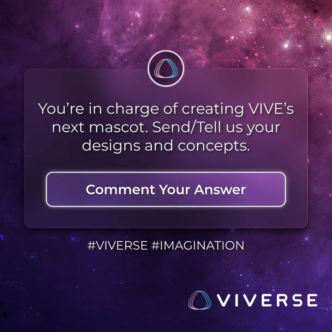 HTCのインスタグラム：「We're thinking something blue 🤔  Make sure your DM's are open, we want to thank our favorites 😁  Explore #VIVERSE : https://htcvive.co/3LRgmHf」