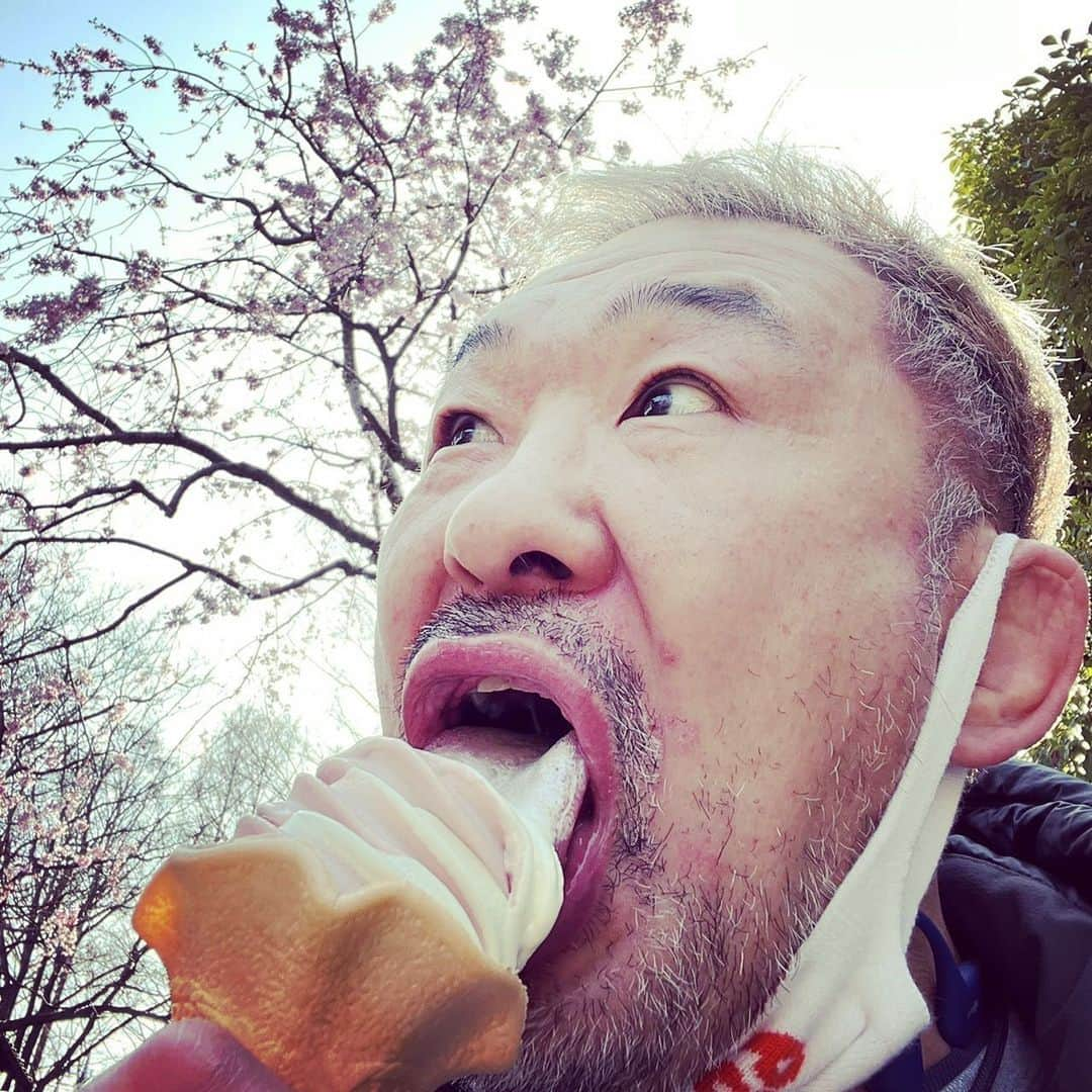 saku39shopさんのインスタグラム写真 - (saku39shopInstagram)「. 【Soft serve ice cream】 . I am ソフトクリーム!! I'm ソフトクリーム!! . #桜庭和志 #ソフトクリーム #杉浦軍」3月26日 13時41分 - saku39ks