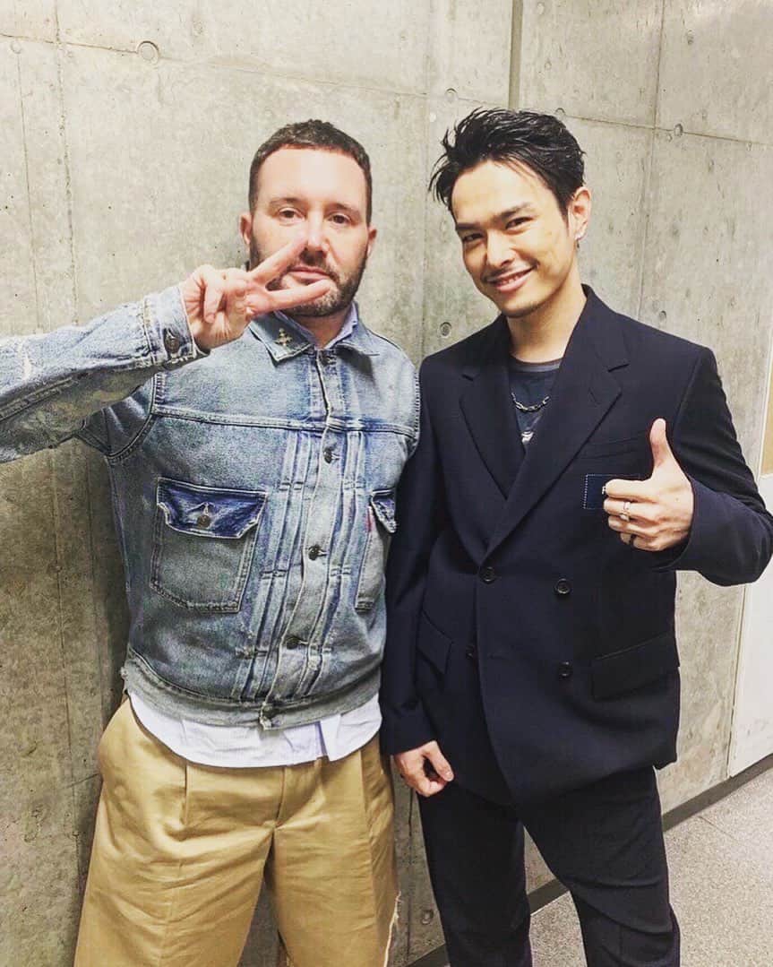 今市隆二のインスタグラム：「Thank u!  @mrkimjones @fendi」