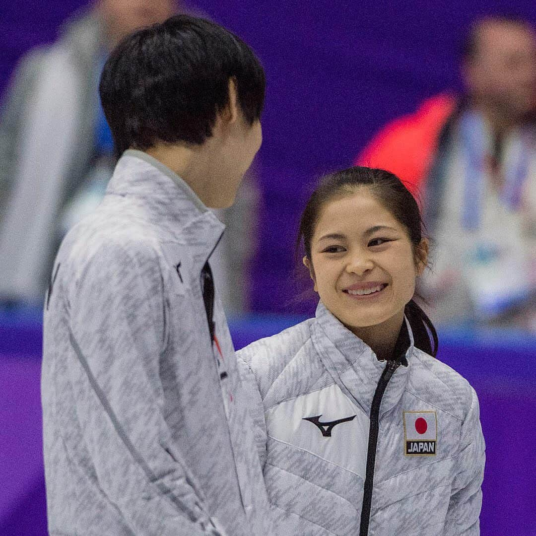 羽生結弦さんのインスタグラム写真 - (羽生結弦Instagram)「さっとん、、寂しいよ、、🥲❤️ @55satoko #宮原知子 #satokomiyahara #羽生結弦 #yuzuruhanyu #figureskating #figureskater」3月26日 19時53分 - yuzu_kanami