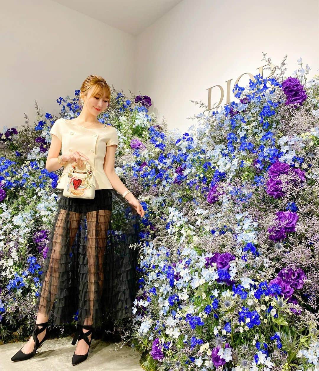 JUNKO（飯田順子）のインスタグラム：「@dior  パーソナルオーダー会✨ ・ パステルカラーのクロコがとっても新鮮で春らしくて可愛いかった🌈🌸 ・ 素敵な会場に楽しい時間でした☺️💕 ・ ・ ・」