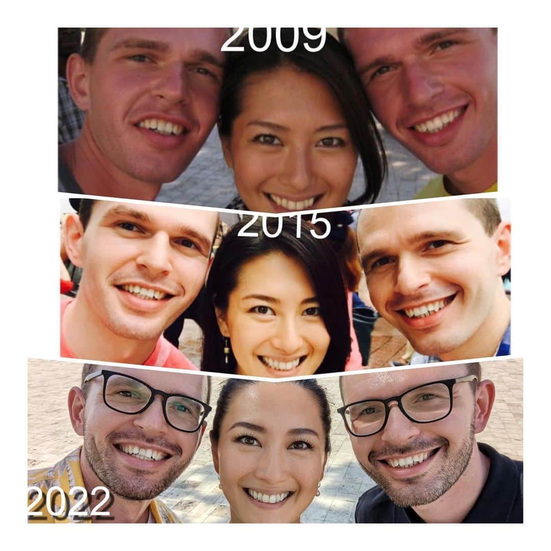 矢吹春奈のインスタグラム：「13 years of friendship ❣️  Between 🇩🇪 - 🇯🇵- 🇺🇸  Did I tag this right?」