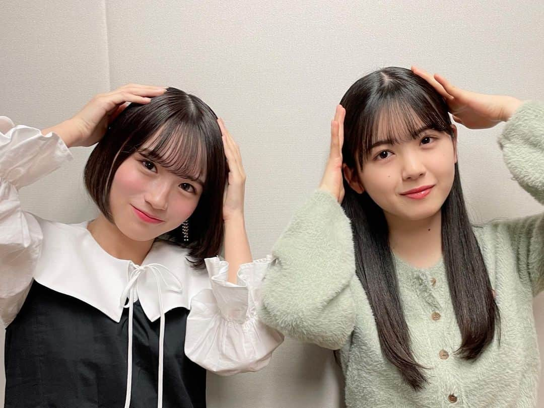 掛橋沙耶香のインスタグラム：「姉妹感🤍  #掛橋沙耶香 #筒井あやめ #乃木坂46 #乃木坂464期生 #さぁちゃん」