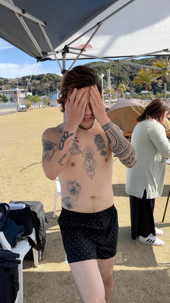 のインスタグラム：「冷た過ぎた」