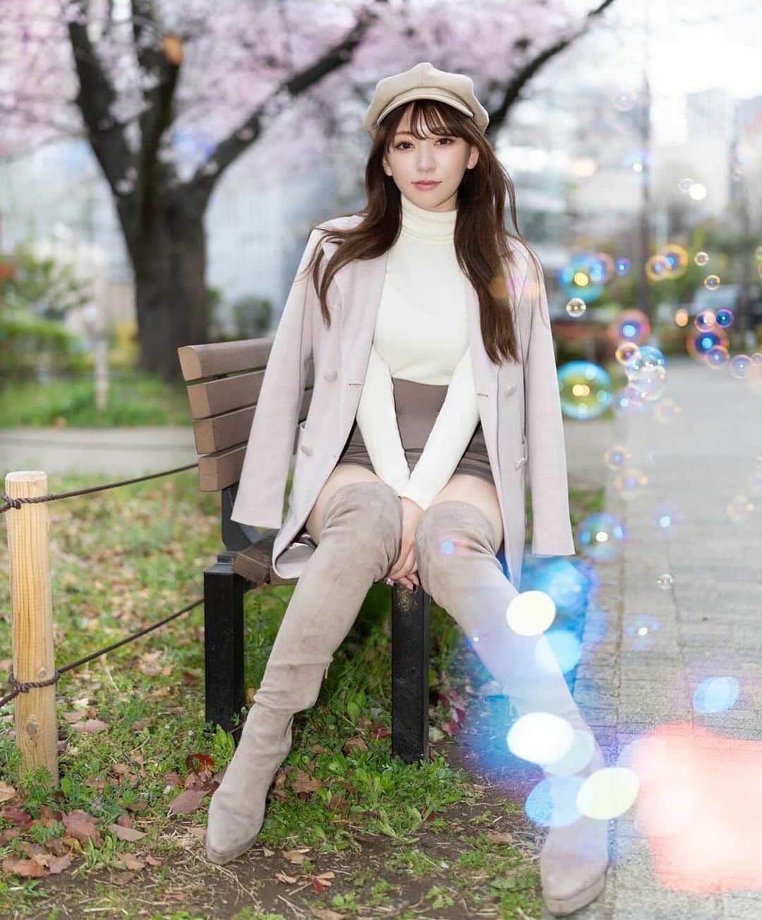 神尾美月のインスタグラム：「春大好き🌸みんなは？？」