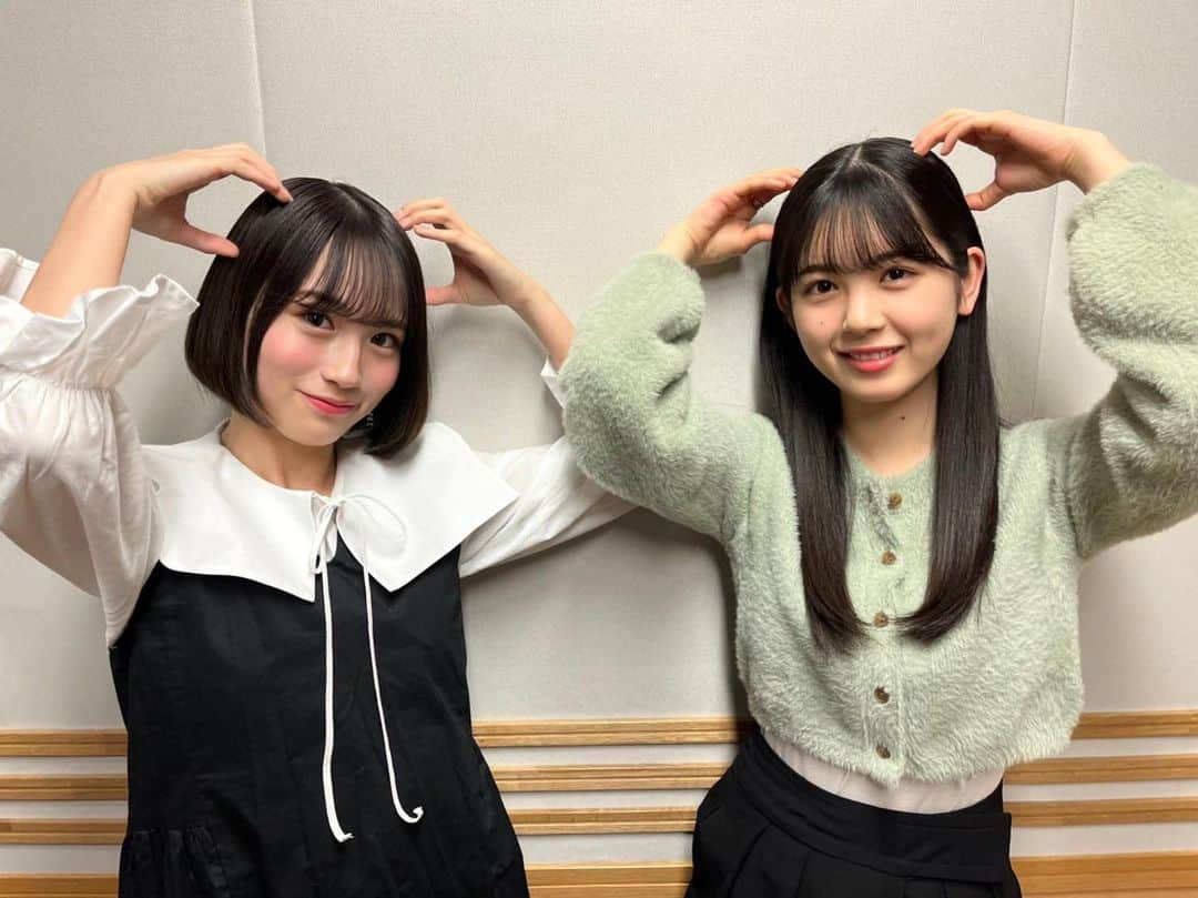 掛橋沙耶香のインスタグラム：「🧸💗  #掛橋沙耶香 #筒井あやめ #乃木坂46 #乃木坂464期生 #さぁちゃん」