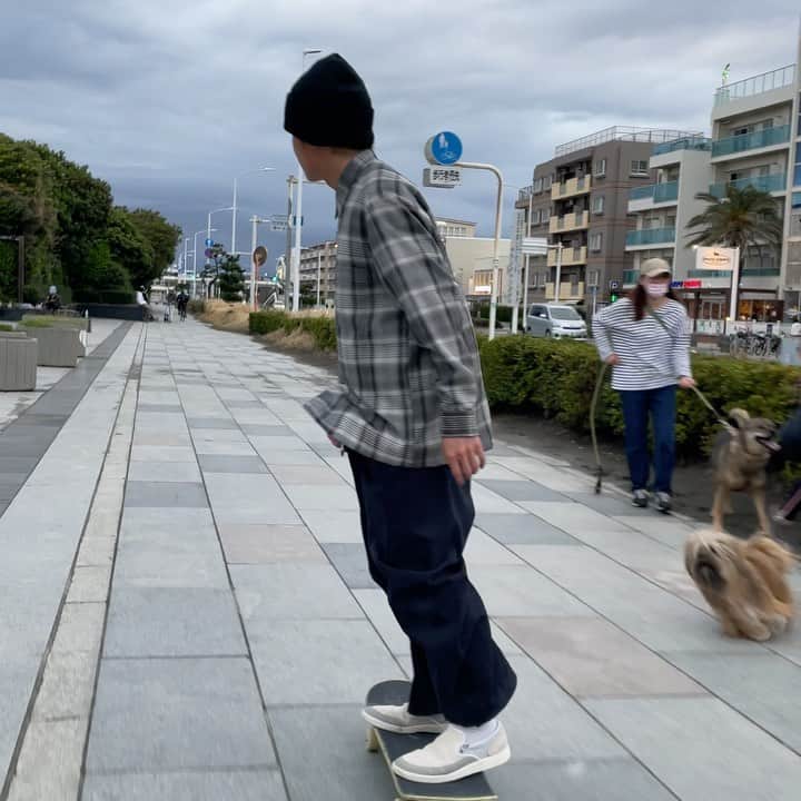 のインスタグラム：「春がやってきた　良きかな〜 #asicsskateboarding #a6」