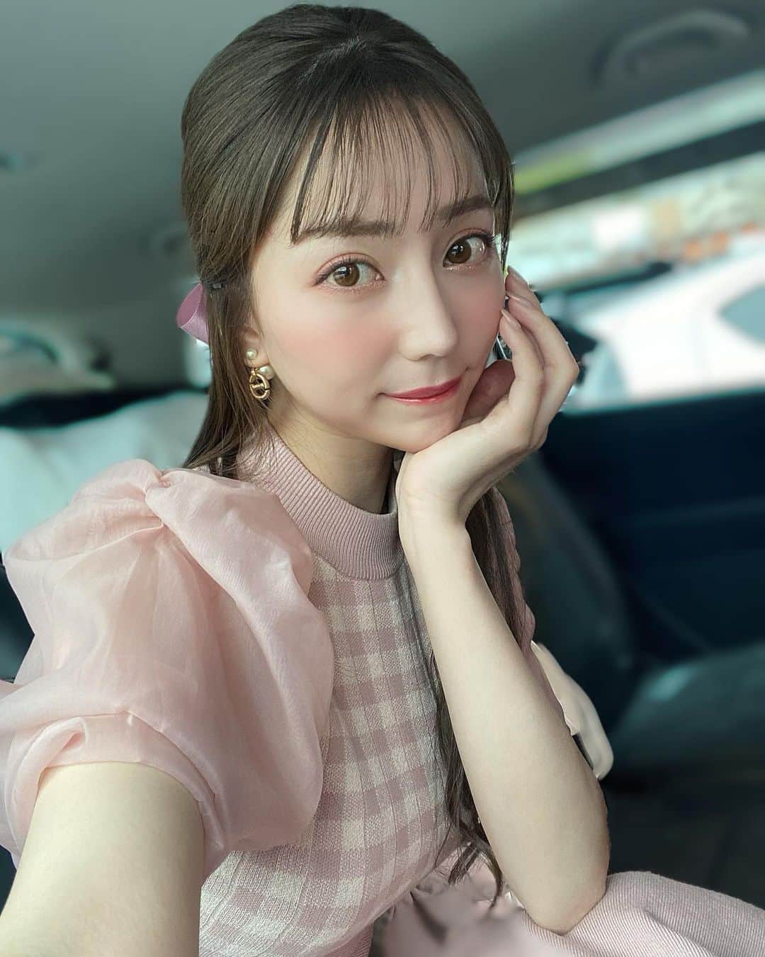 堀尾実咲のインスタグラム：「今日来てくれたみんなありがとう🌸  お天気良くて 桜も綺麗に咲いてて イルミネーションもきらきら綺麗で よき一日だった☺️🍵  来てくれたみんなありがとう💓  本日撮ったお写真をSNSに掲載する際は  m.ayase@eee-smile.com  に申請お願いします✨  わたしにはDMで送ってね☺️」