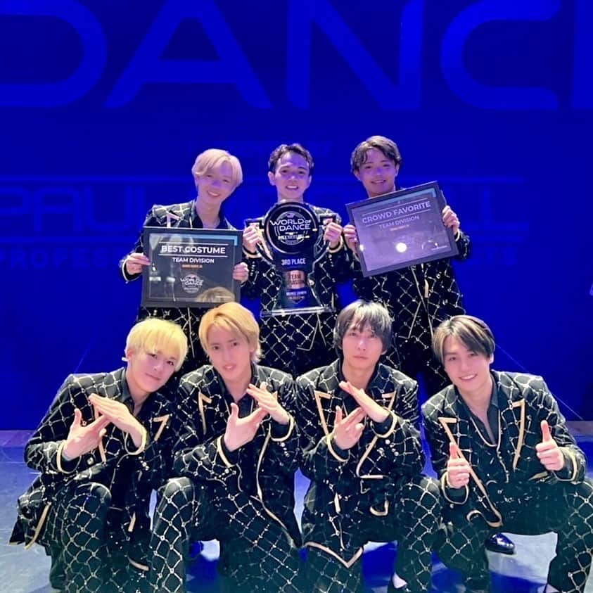 Travis Japan（トラジャ）さんのインスタグラム写真 - (Travis Japan（トラジャ）Instagram)「⁡ ⁡ We won the 3rd place in the WORLD OF DANCE🥉✨ Thank you so much🥺👍 ⁡ #thisiswod #worldofdance #WODOC22 ⁡ #Johnnys #TravisJapan」3月28日 16時33分 - travis_japan_official