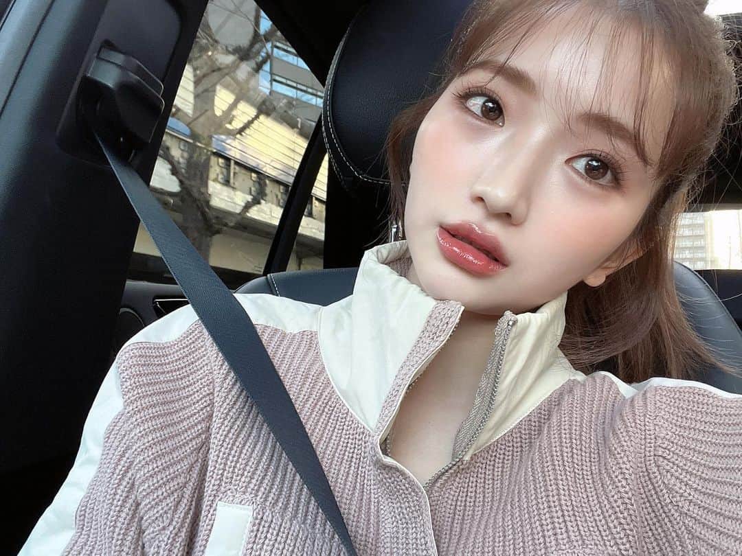 南りほのインスタグラム：「久々に前髪おろした日🫶🏻」