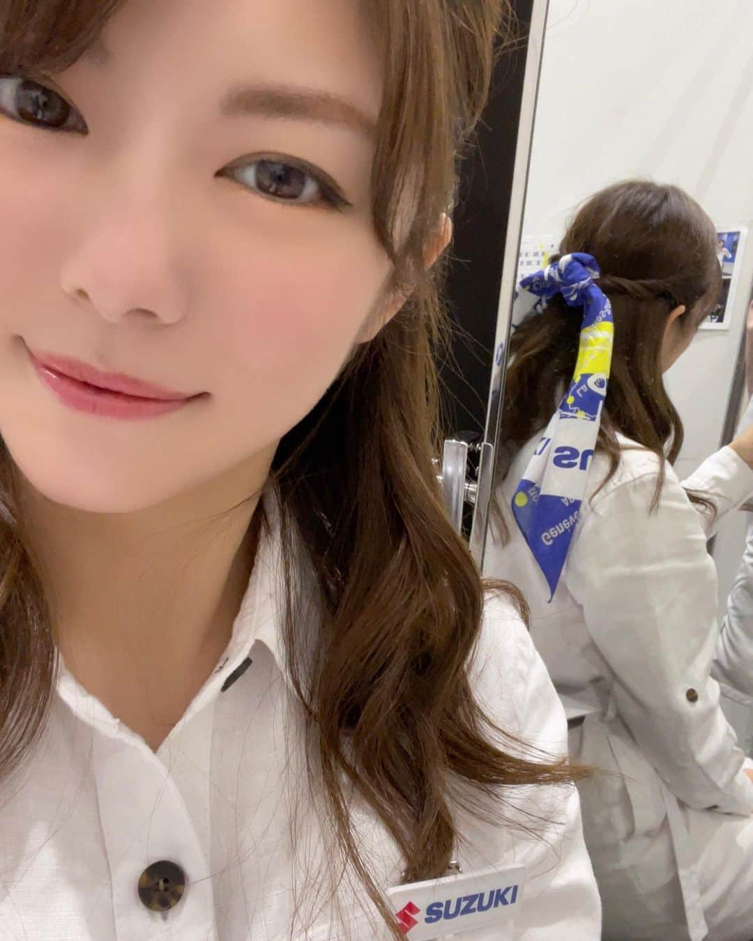 熊林保奈美さんのインスタグラム写真 - (熊林保奈美Instagram)「* . 東京モーターサイクルショー 実は3日間ともヘアアレンジ 地味に変えてました💡 気付いた人いるかな〜😂 . . * #東京モーターサイクルショー #東京モーターサイクルショー2022 #TMCS #SUZUKI #イベントコンパニオン #モデル #撮影会モデル #ポートレートモデル  #model #サロンモデル  #熊林保奈美 #道産子 #Japanesegirl #instalike #맞팔 #selca  #selfie #me #followme」3月29日 20時54分 - hnm_k1004