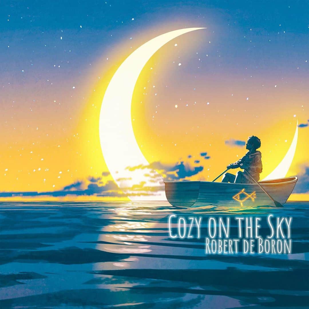 Robert de Boronのインスタグラム：「Cozy on the Sky release!! お待たせです☺️4月も一曲出せたらいいなぁ✨  お楽しみくださいd(^_^o)」